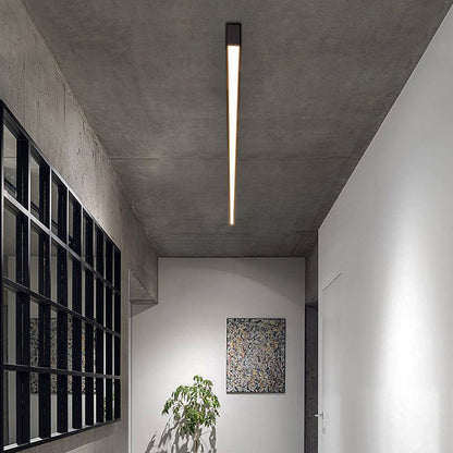 Sleek Modern Linear Ceiling Light - LED Fixture for Living Room