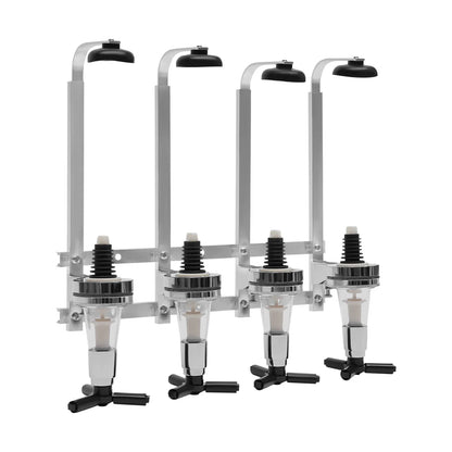 Sleek 4-Bottle Wall-Mounted Wine Holder for Modern Spaces