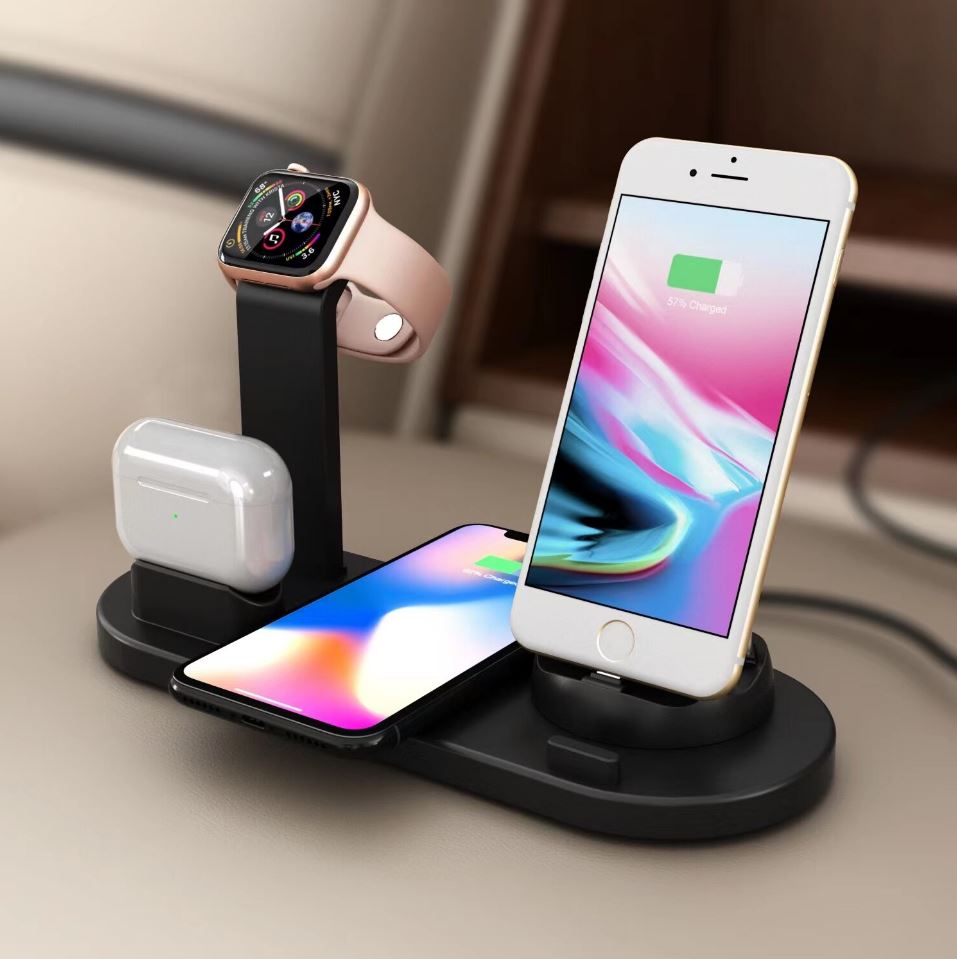 Smart 4-Device Wireless Charging Hub