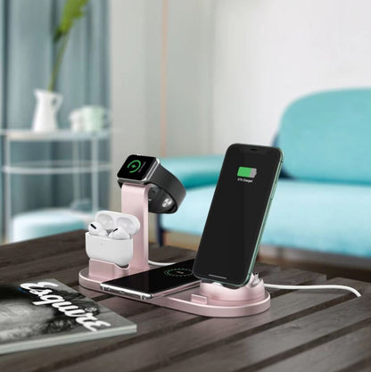 Smart 4-Device Wireless Charging Hub