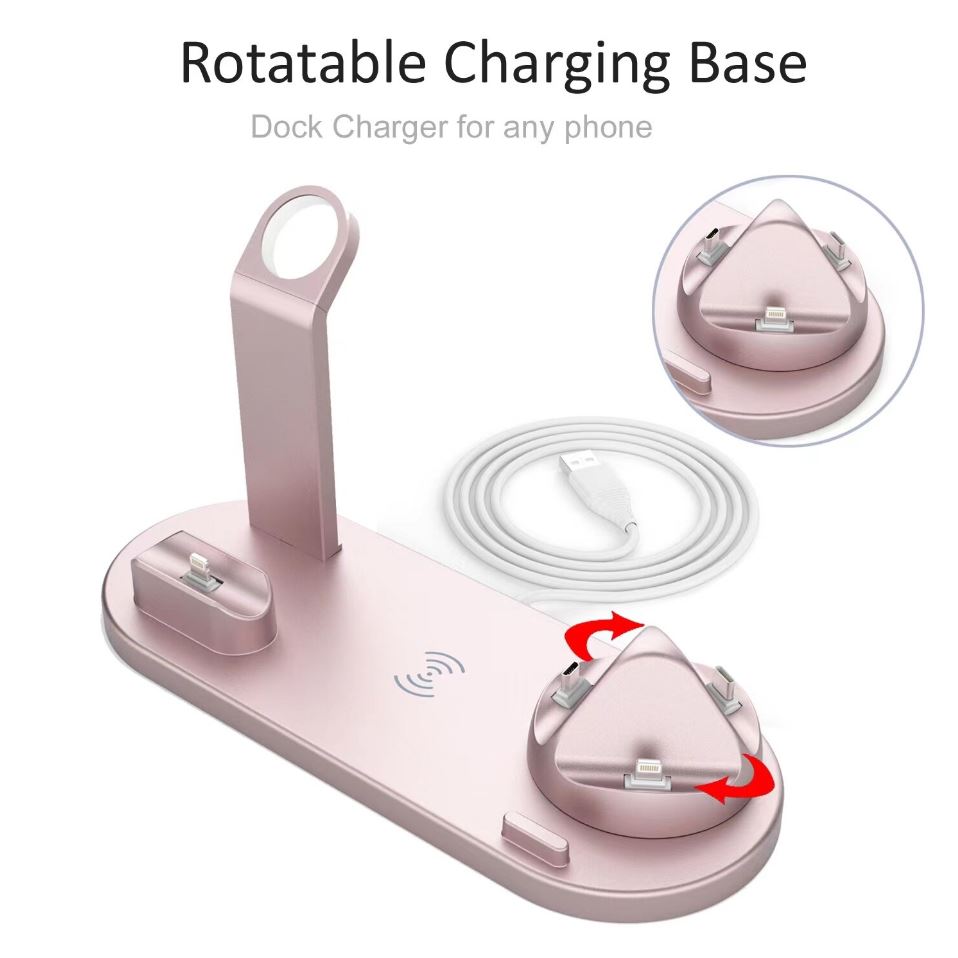 Smart 4-Device Wireless Charging Hub
