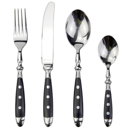 Elegant 4-Piece Stainless Steel Dining Set for Modern Homes