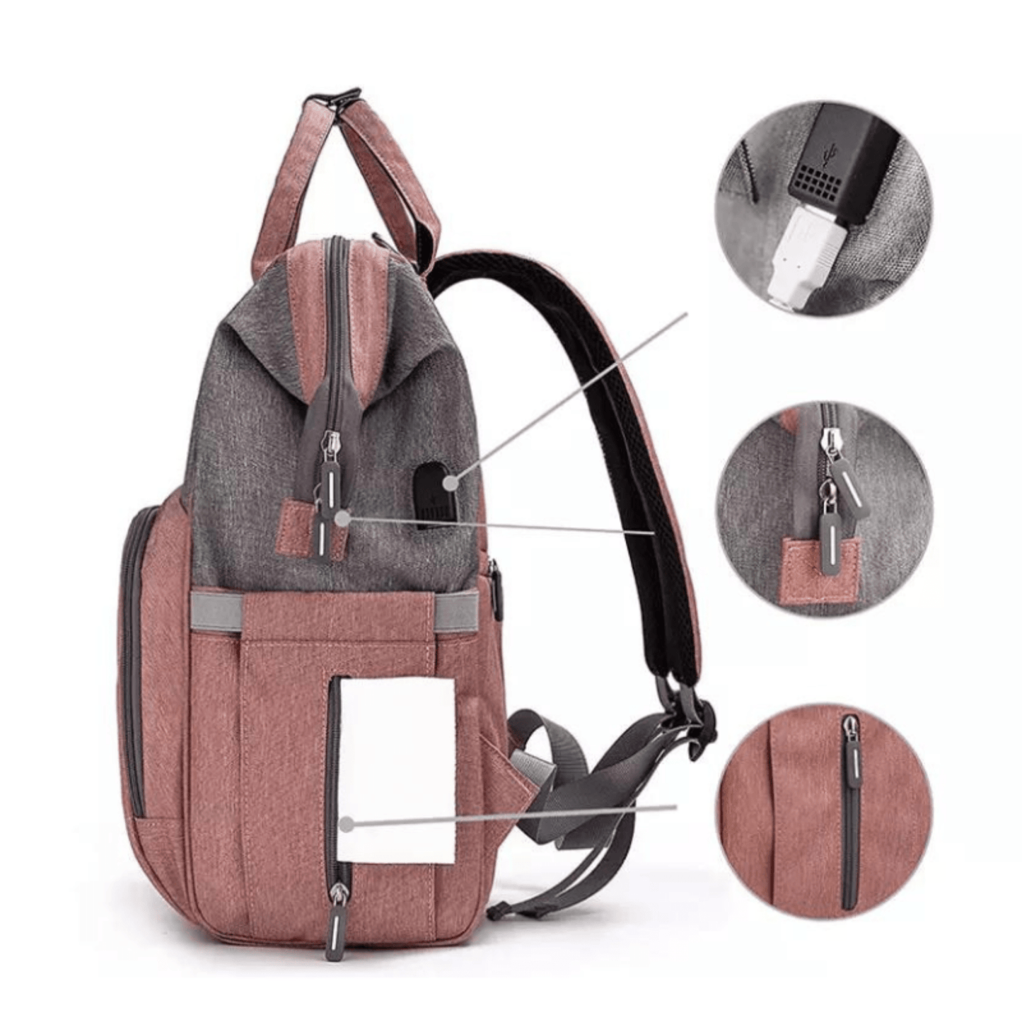 Multi-Function Baby Travel Backpack - 4-in-1 Design