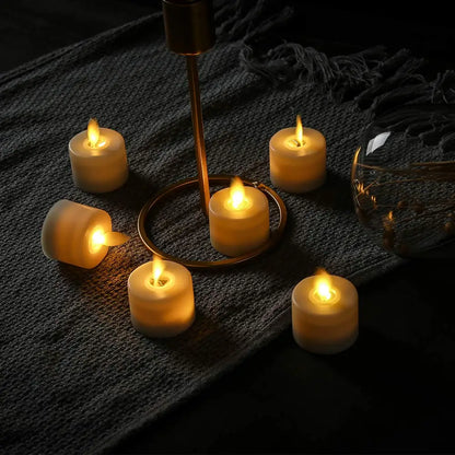 LED Tealight Candle with GlowFlame Effect – Realistic Flame-less Lighting