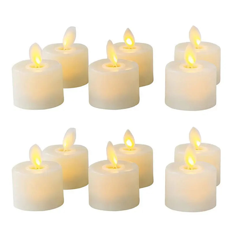LED Tealight Candle with GlowFlame Effect – Realistic Flame-less Lighting