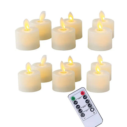 LED Tealight Candle with GlowFlame Effect – Realistic Flame-less Lighting
