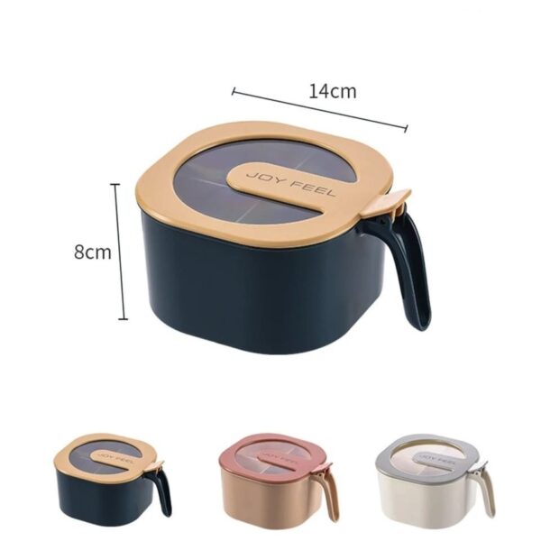 Versatile 4-Compartment Spice Organizer