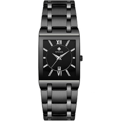 Waterproof Quartz Watch for Men - Stainless Steel Wrist Timepiece
