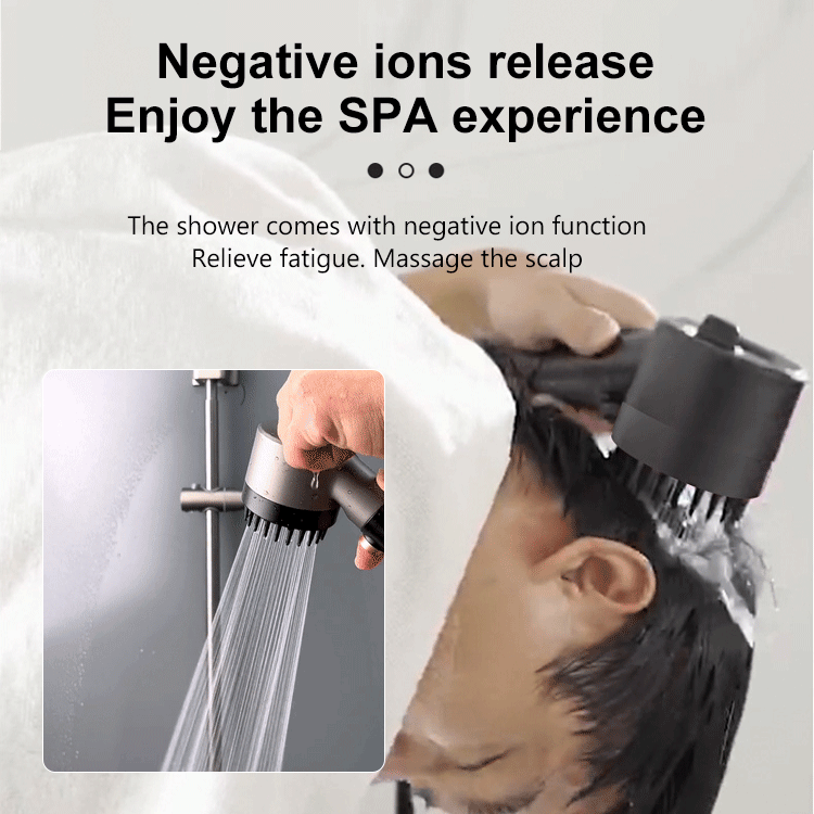 Transform Your Shower Experience: 4-in-1 Massage and Care Head