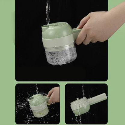 4-in-1 Kitchen Gadget for Quick Chopping and Food Preparation