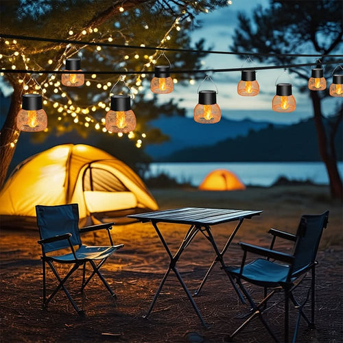 Garden Pendant Lights in Flame Design – Copper Finish