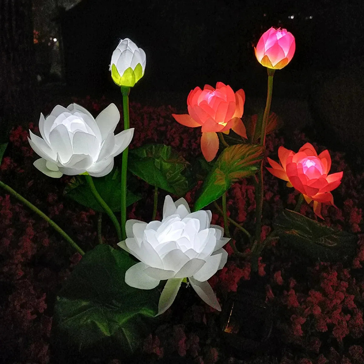 Solar Garden Lotus Light | LED Flower Lamp | Waterproof IP65 | Outdoor Use