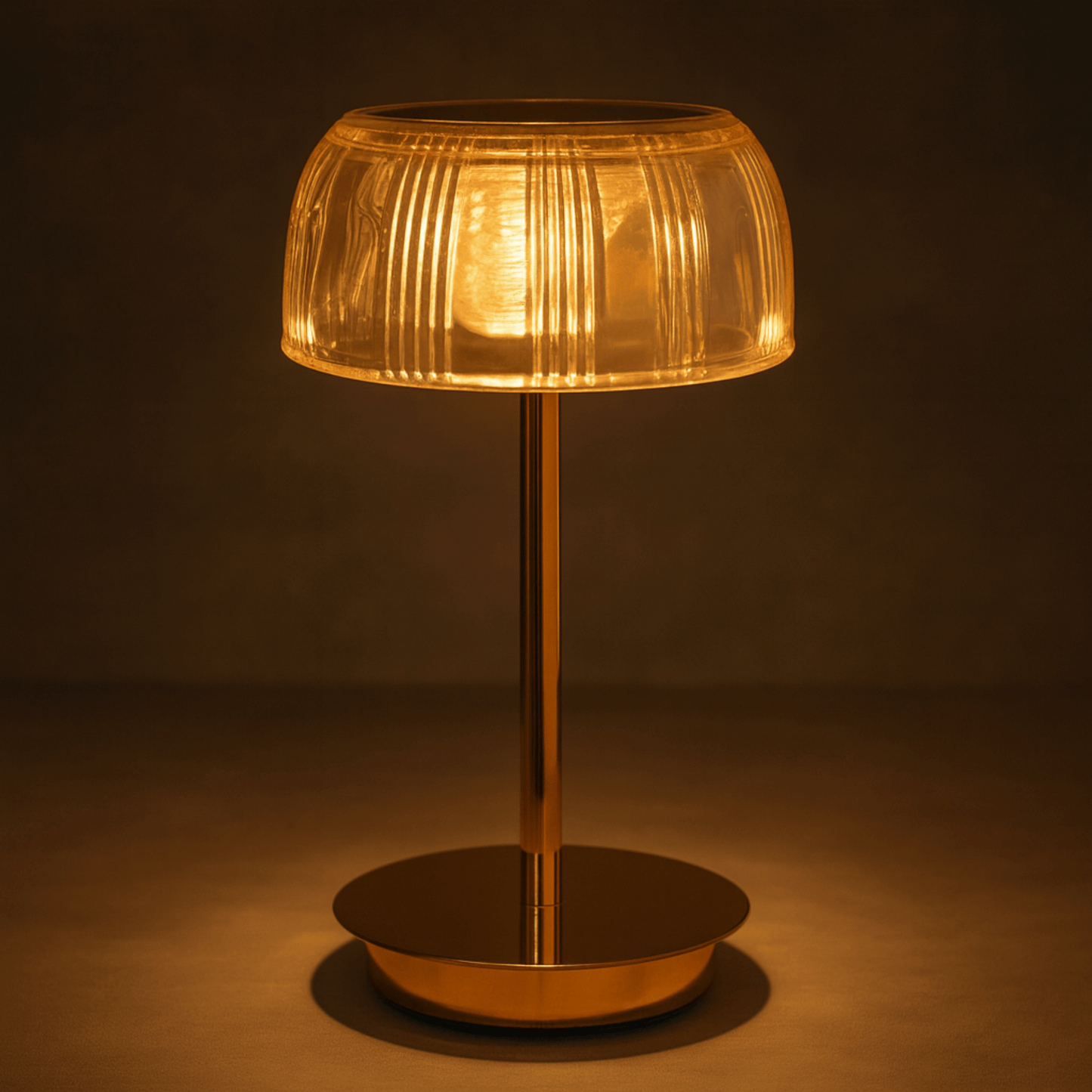 LED Table Lamp with Ambient Glow – Rechargeable Jellyfish Design