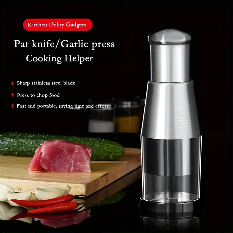 Onion and Garlic Chopper - Manual Press Cutter