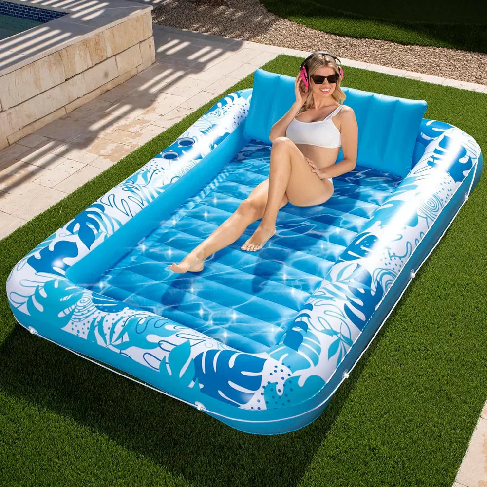Inflatable Sun Lounger for Pool – Comfortable Garden or Balcony Use