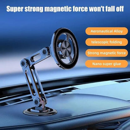 360° Rotating Magnetic Phone Mount for Cars | SecureGrip Compact Design