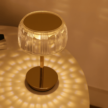 LED Table Lamp with Ambient Glow – Rechargeable Jellyfish Design