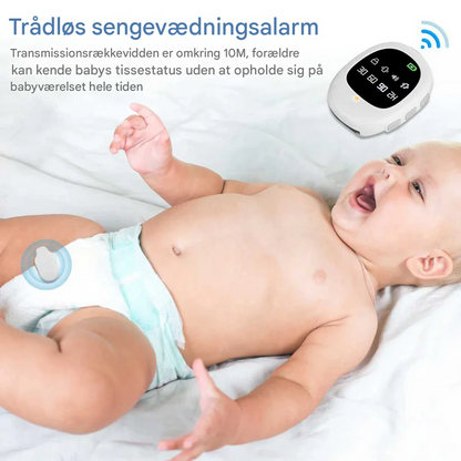 Wireless Bedwetting Alarm with Vibration and Timer – USB Rechargeable