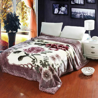 Plush Decorative Weighted Blanket in Quilt Style