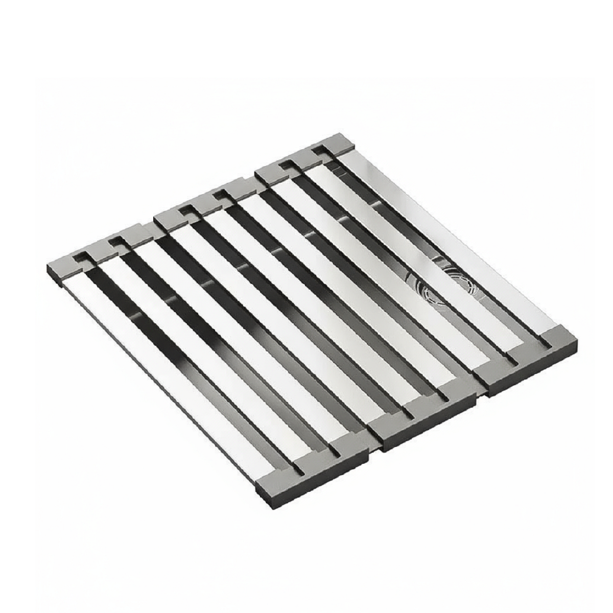 Foldable Dish Basket for Stainless Steel Sink Drain
