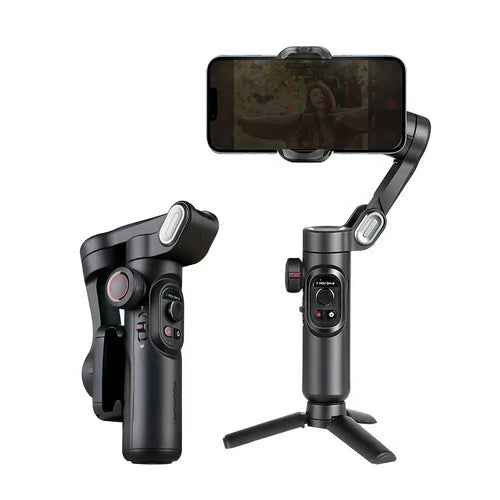 Foldable Smartphone Video Gimbal Stabilizer for iPhone, Android, Samsung