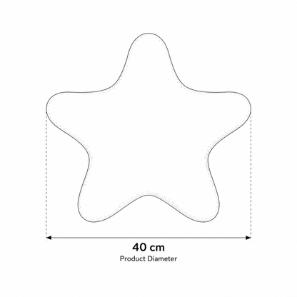 Decorative Pillow in Star Shape