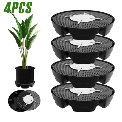 Self-Watering Plant Bowl with 2.8L Water Reservoir | 30cm Diameter | Set of 4