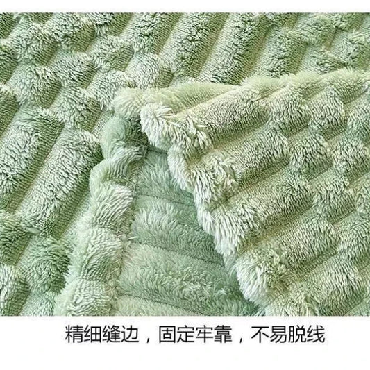 Cozy Fleece Blanket – Soft Milk Velour Throw for Sofa, Bed & Nursery