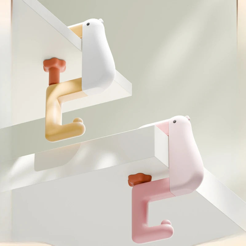 Portable Handbag Holder - Folding Table Hook with Adjustable Clamp up to 3cm