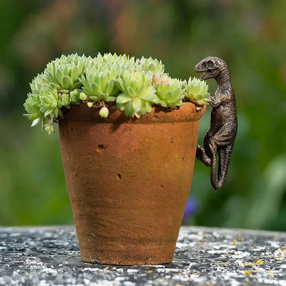 Hand-Painted Dino Planter | UV & Frost Resistant | Indoor & Outdoor Use
