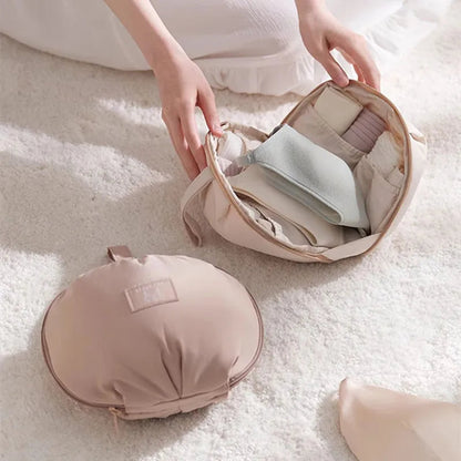 Travel Lingerie Organizer Bag | Portable Storage for Bras & Socks | Multi-Purpose Cosmetic Case