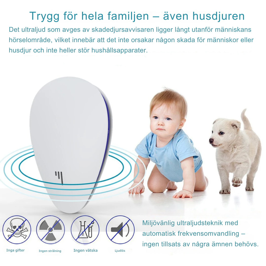 Chemical-Free Ultrasonic Pest Control for Safe Homes
