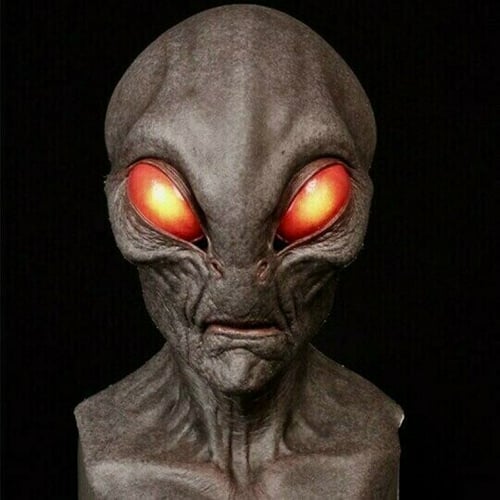 Realistic Alien Mask for Halloween and Cosplay – Silicone and Latex