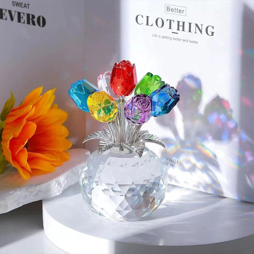 Timeless Sparkling Crystal Rose that Never Fades