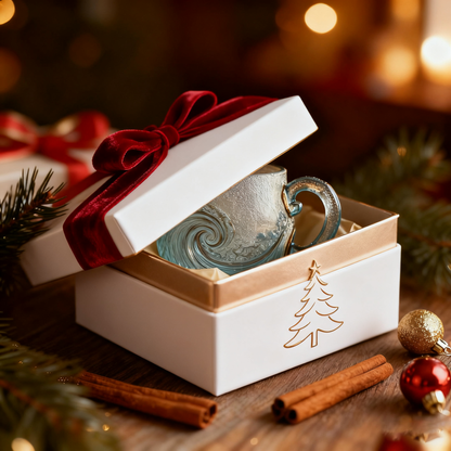 AquaDream – Artisan Glass Coffee Mug
