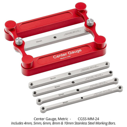 Precision Wood Marking Tool | Stainless Steel Centering Aid