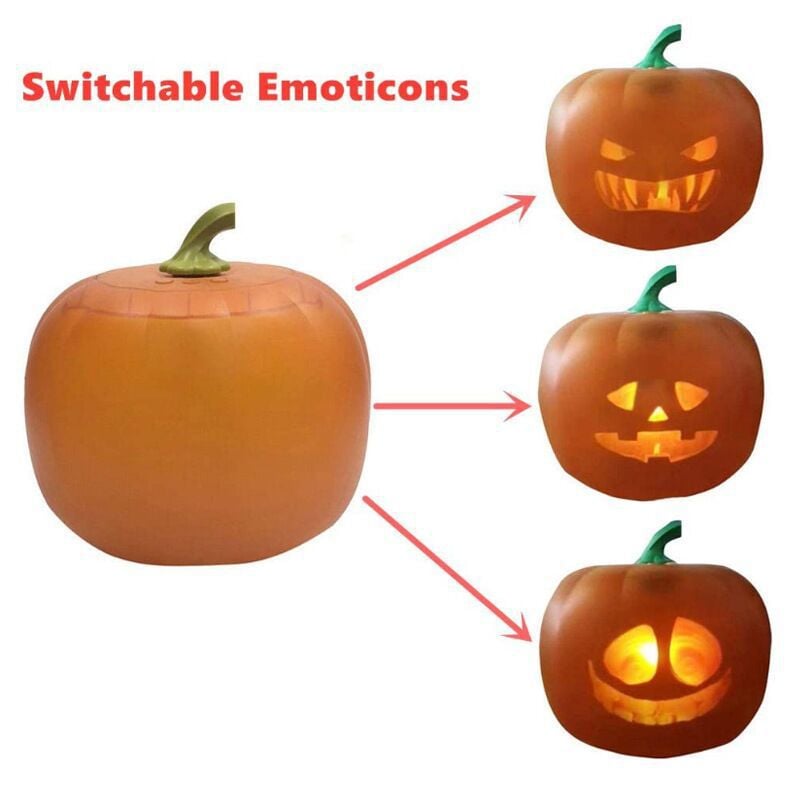 Interactive Halloween Pumpkin with Projector and Motion Sensor