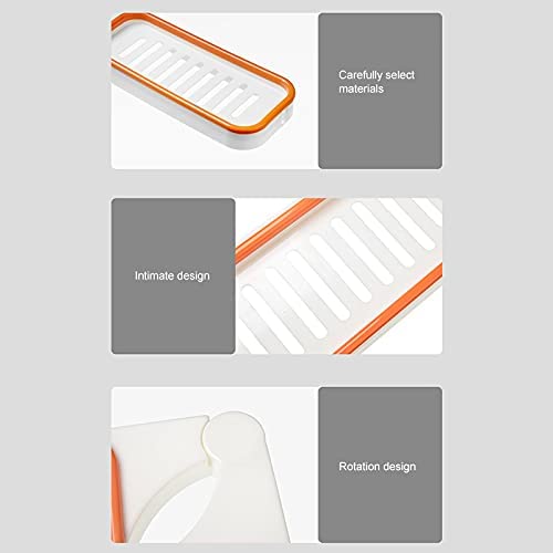 Corner Rack for Bathroom – 180° Rotating, No Punch Installation