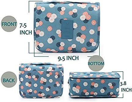 Water-Resistant Toiletry Bag for Travel with Hanging Hook