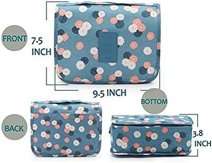 Water-Resistant Toiletry Bag for Travel with Hanging Hook