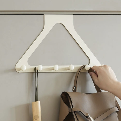 Triangle Wall Hook | No-Drill Space Saver for Coats & Bags