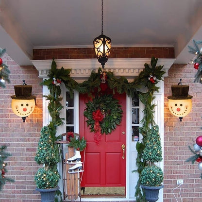 Porch Light Covers in Snowman Design