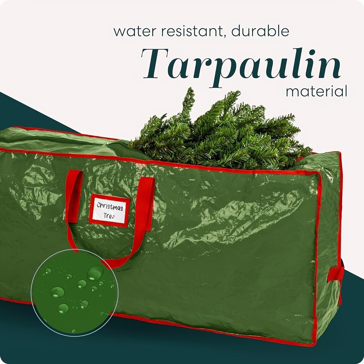 Large Waterproof Storage Bag for Artificial Christmas Trees – Durable Polyester