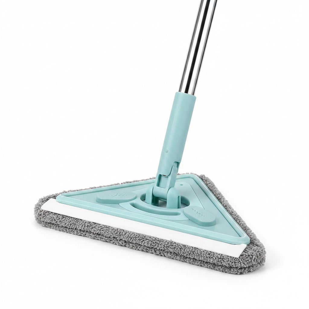 Tri-Head Swivel Mop for Effortless Cleaning in Corners