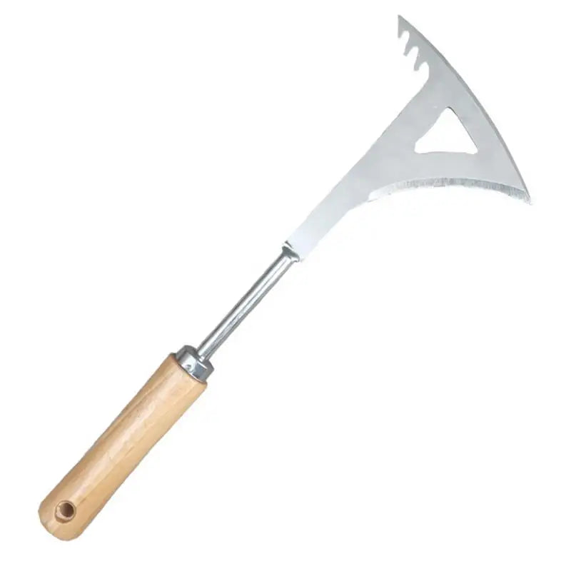 Weed Removal Tool for Garden and Paving – Stainless Steel and Wood