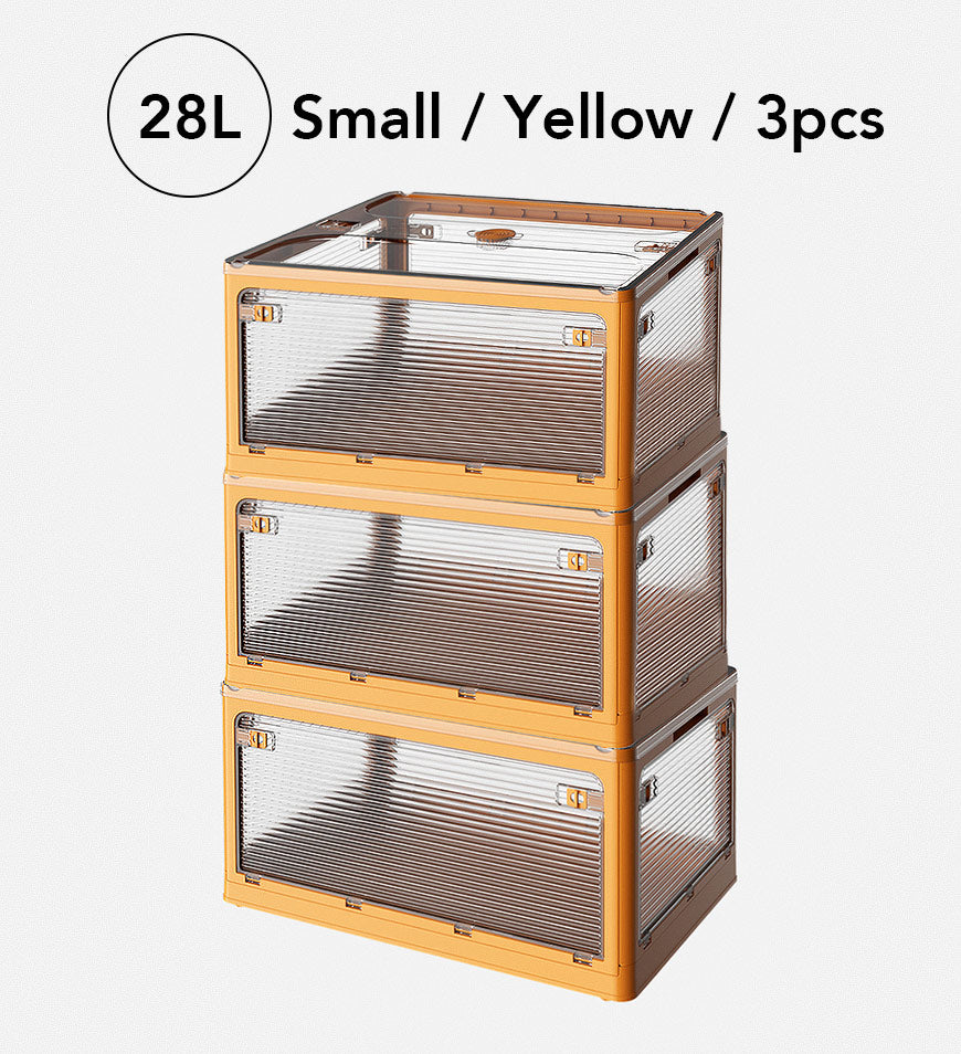 Versatile Collapsible Clear Storage Organizer