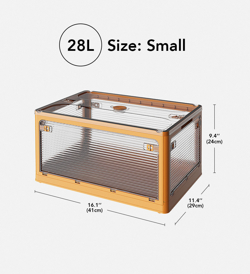 Versatile Collapsible Clear Storage Organizer