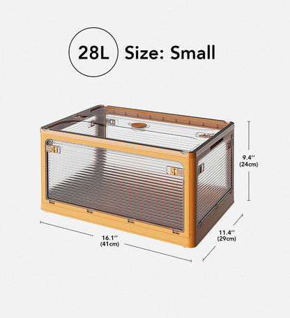 Versatile Collapsible Clear Storage Organizer