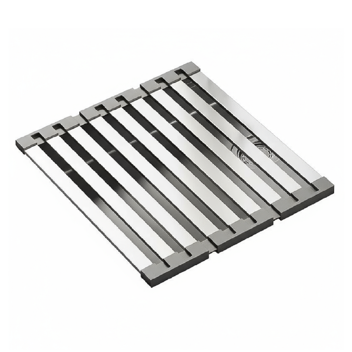 Foldable Dish Basket for Stainless Steel Sink Drain