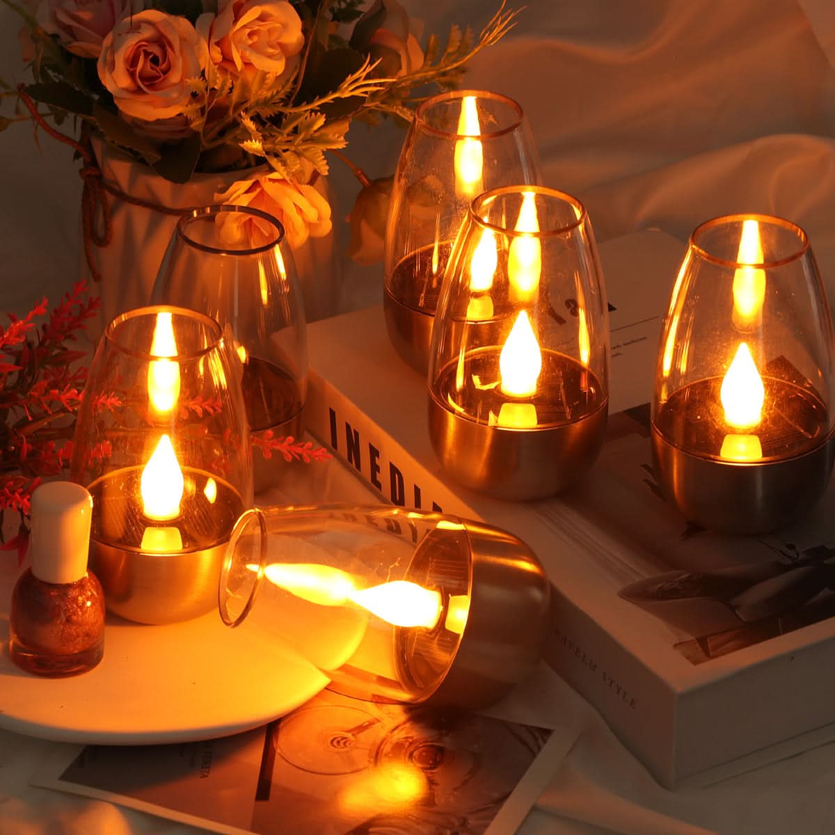 Solar Candle Lights for Warm Ambiance